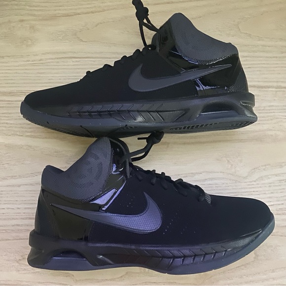 Nike Air Visi Pro VI Nubuck Basketball Shoes 749168-003, Black, Sz 11.5 - Picture 2 of 5